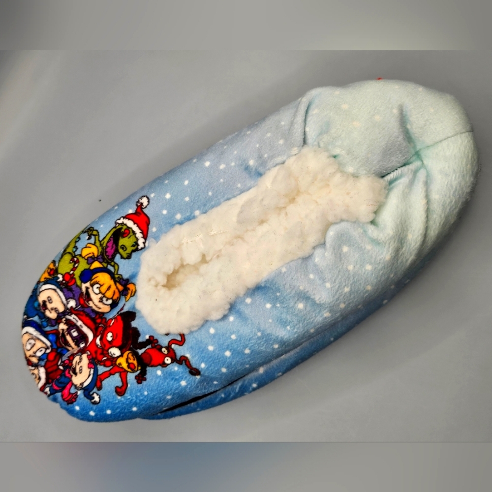 Nickelodeon Rugrats Fuzzy Slipper Socks , Size Small/Medium (5.5-7.5)